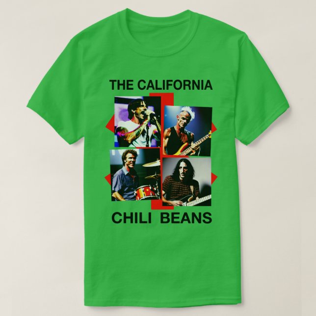 Camiseta O Chili Beans da Califórnia Maldito PARODY Alterna (Frente do Design)