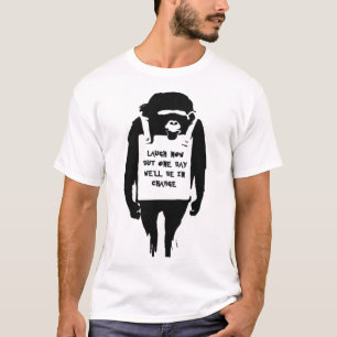 Camiseta O CHIVE Men_s Banksy Ria Agora Tee, Gbond Appare