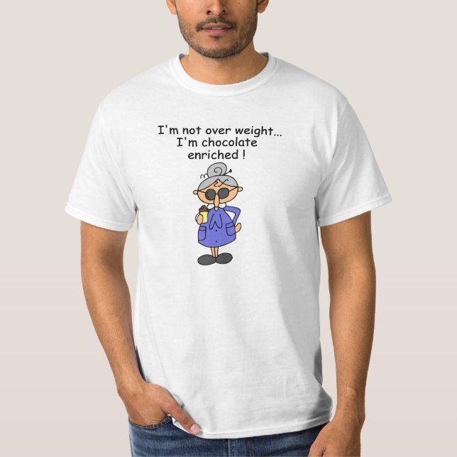 Camiseta O chocolate enriqueceu o humor (Frente)