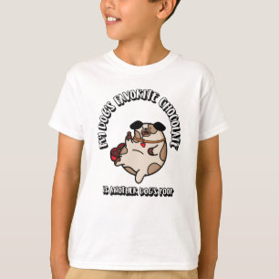 CAMISETA O CHOCOLATE FAVORITO DO MEU CACHORRO É UM POPO DE