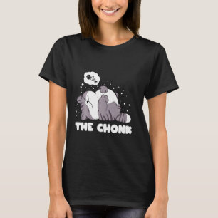 Camiseta O Chonk Lazy Cat Engraçado Memória