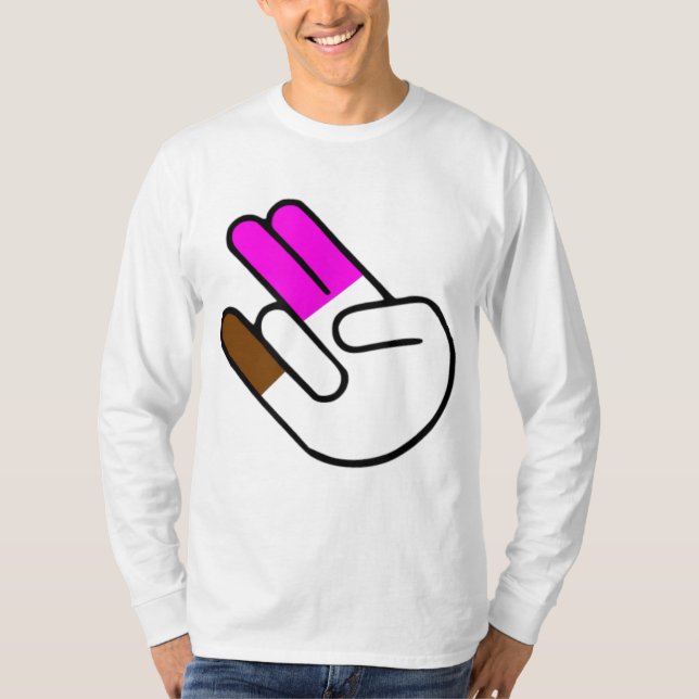 Camiseta O Choque Dois no Rosa, no Fedor (Frente)