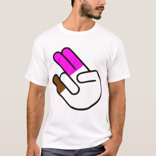 Camiseta O Choque Dois no Rosa, no Fedor