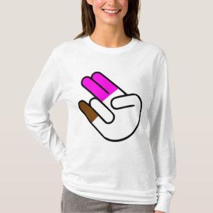 Camiseta O Choque Dois no Rosa, no Fedor
