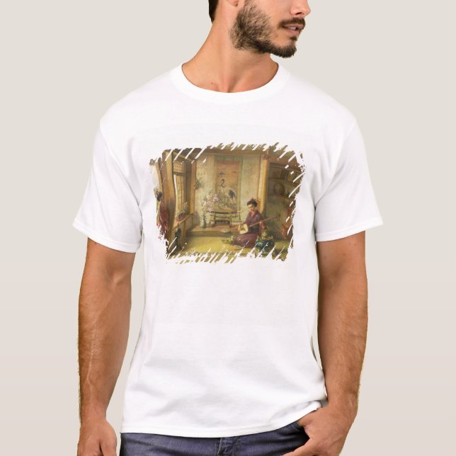 Camiseta O Choque Vadio (óleo na canvas) (Frente)