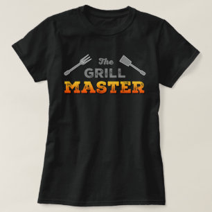 Camiseta O CHURRASCO do Chefe do Pit Mestre do Grill