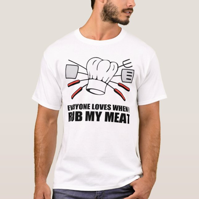 CAMISETA O CHURRASCO, FRICCIONA MINHA CARNE (Frente)