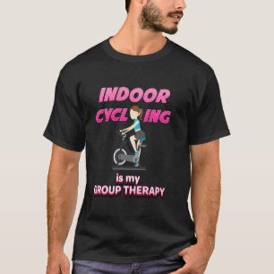 Camiseta O Ciclismo Interior É O Meu Grupo Terapia Humor Ga
