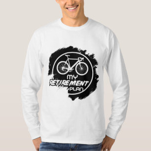 Camiseta O Ciclista Retirada da Bicicleta Aposentada Meu Pl