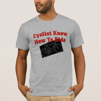 Camiseta O ciclista sabe montar