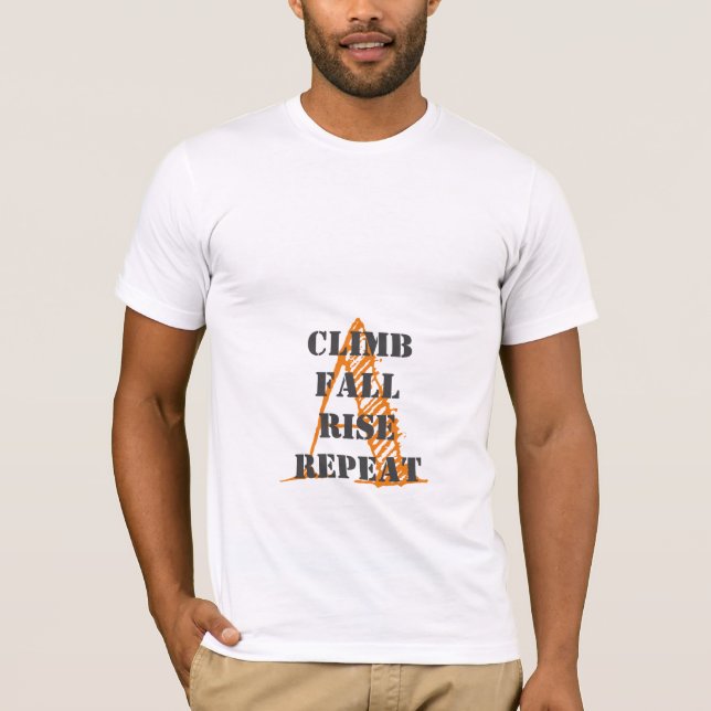 Camiseta O ciclo de força ou de retrocessos para sucesso (Frente)