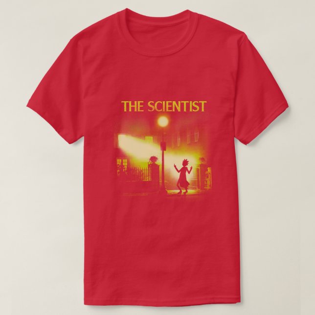 Camiseta O Cientista (Frente do Design)