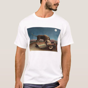 Camiseta O cigano adormecido, Henri Rousseau