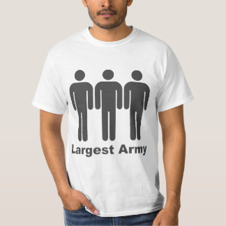 Camiseta O cinza o maior do exército