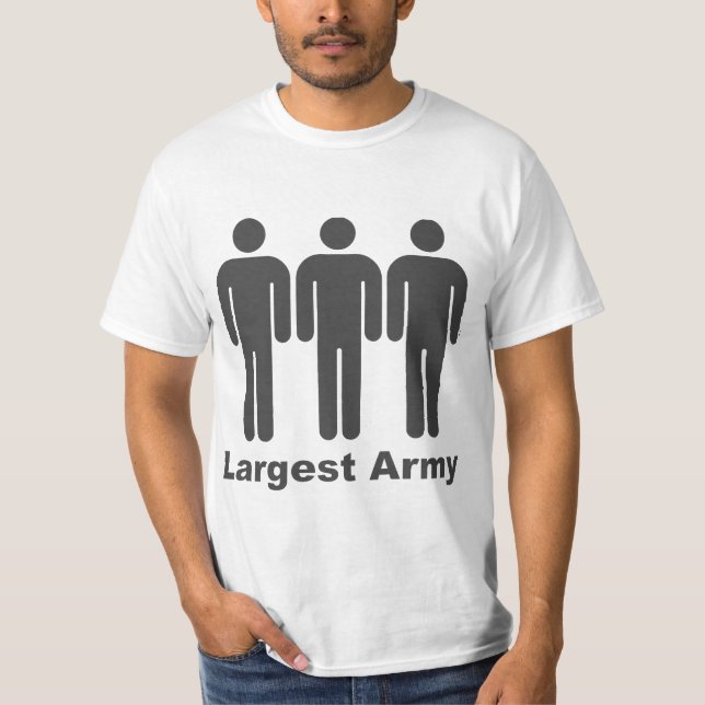 Camiseta O cinza o maior do exército (Frente)