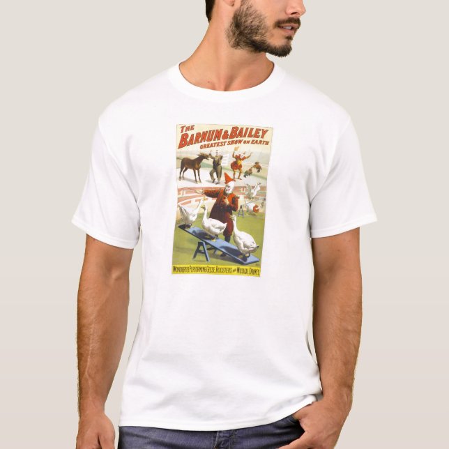 Camiseta O circo de Barnum & de Bailey (Frente)
