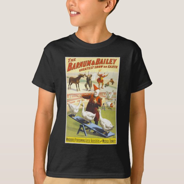 Camiseta O circo de Barnum & de Bailey (Frente)