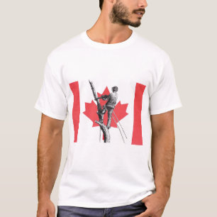 Camiseta O cirurgião arborista canadense Chainsaw.