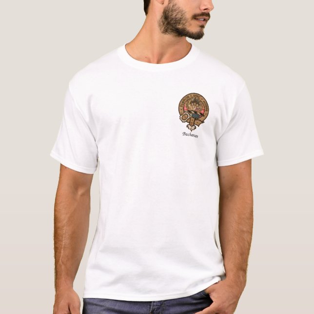 Camiseta O clã de Buchanan Crest (Frente)