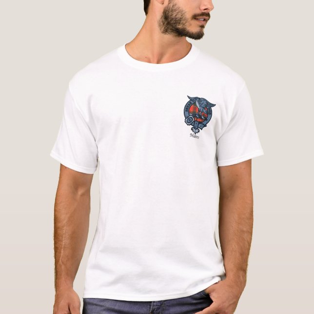 Camiseta O clã de Munro Crest (Frente)