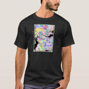 Camiseta O clã escocês do mapa de Scotland nomeia o célt