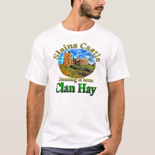 Camiseta O clã faz feno o sonho do castelo Home de Slains