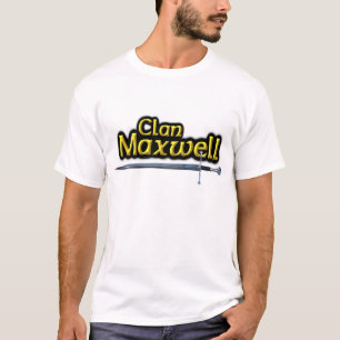 Camiseta O clã Maxwell inspirou Scottish