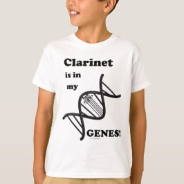 Camiseta O clarinete está em meus genes