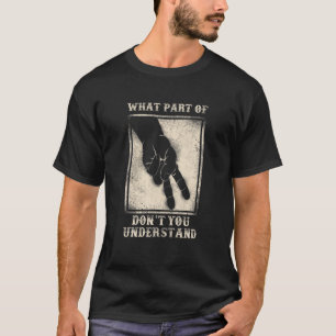 Camiseta O clássico motociclista não entende dois dedos