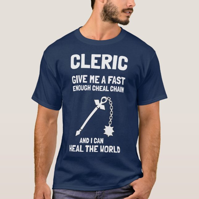 Camiseta O clero "cura t-shirt do mundo" (Frente)