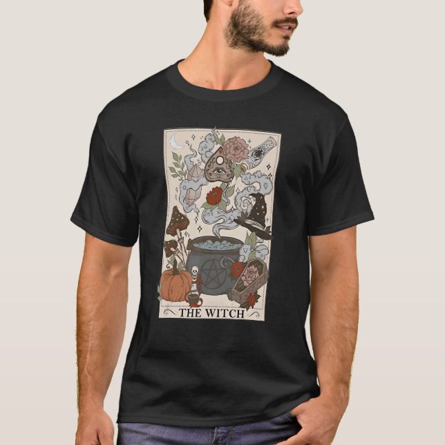 Camiseta O Cliente Do Cartão De Bruxa (Frente)