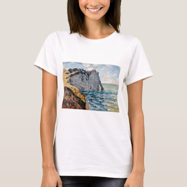 Camiseta O Cliff do Aval, Monet (Frente)
