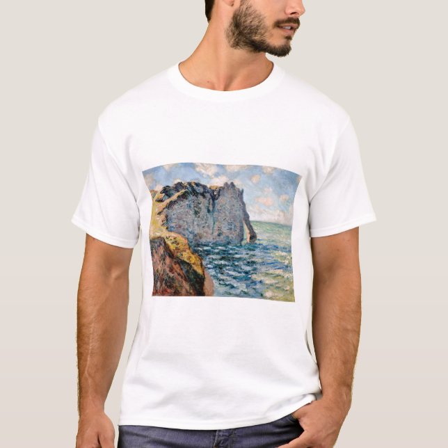 Camiseta O Cliff do Aval, Monet (Frente)