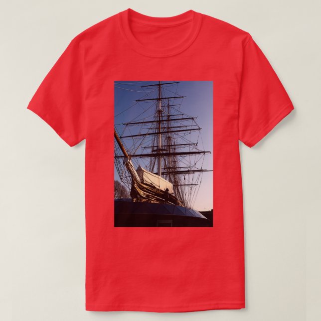 Camiseta O Clipper Cutty Sark (Frente do Design)