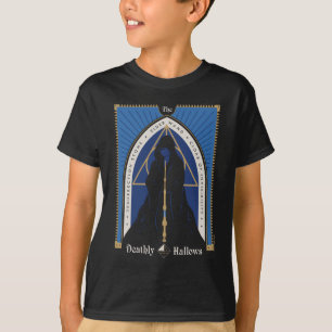 Camiseta O Cloak, a varinha e a pedra mortais