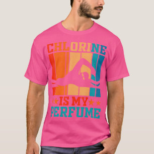 Camiseta O Cloro É A Minha Natação Engraçada E Engraçada Sw