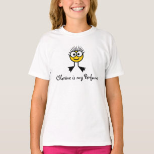 Camiseta O cloro é meu perfume - caráter amarelo da nata