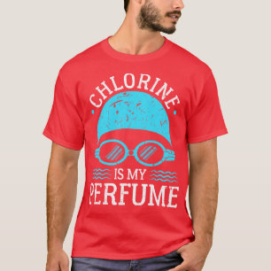 Camiseta O Cloro É O Meu Nadador De Natação Perfume