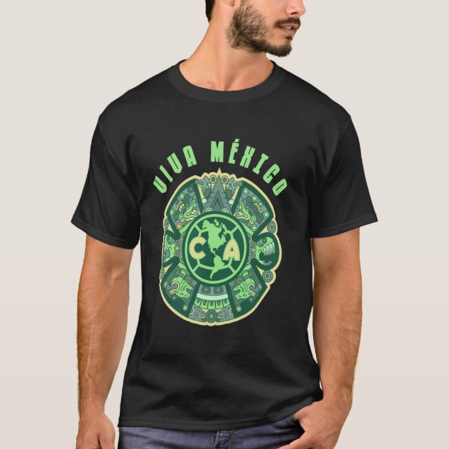Camiseta O Club América apoia a equipe mexicana de futebol! (Frente)