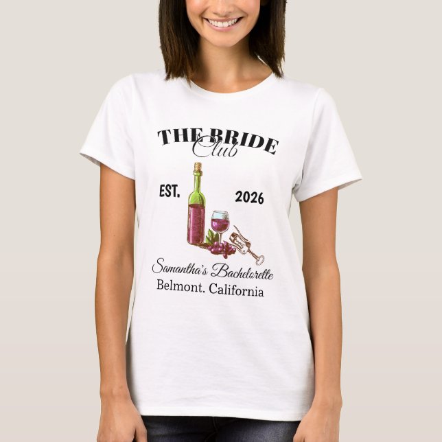 Camiseta O Clube da Noiva Despedida (Frente)