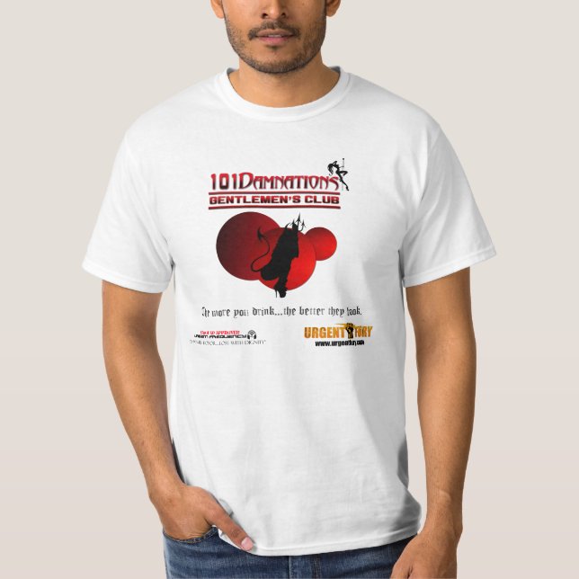 Camiseta O clube de 101 cavalheiros das perdições - (Frente)