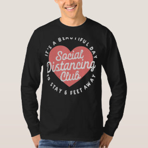 Camiseta O Clube de Distância Social Fica A 6 Metros De Eng