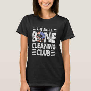 Camiseta O Clube de Limpeza de Ossos de Crânio Taxidermia T