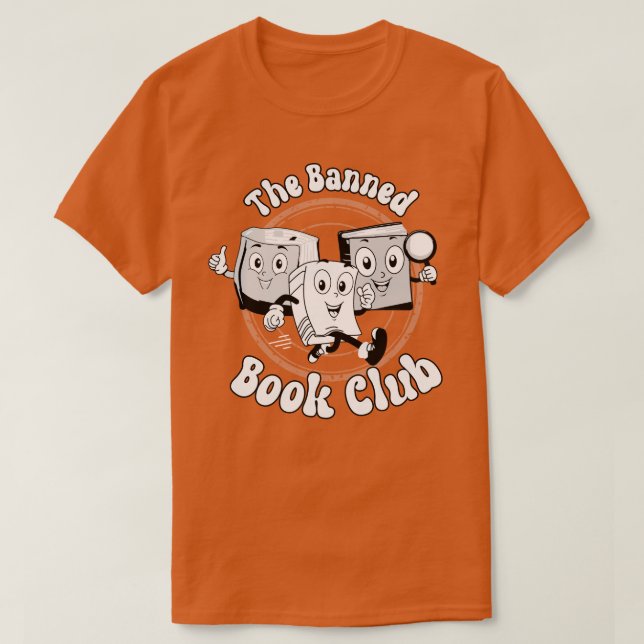 Camiseta O Clube de Livros Banidos (Frente do Design)
