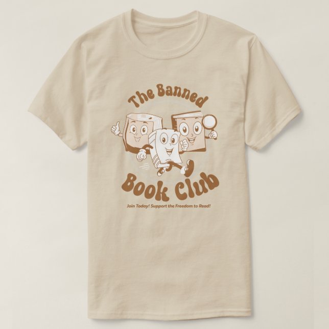 Camiseta O Clube de Livros Banidos (Frente do Design)