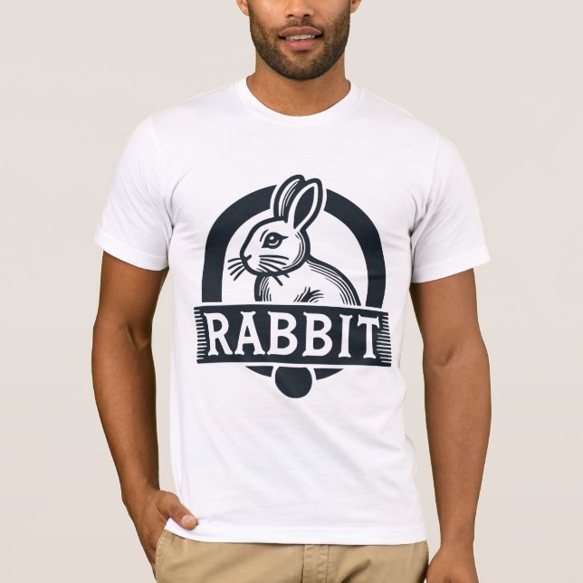 Camiseta O Clube do Coelho Tranquilo (Frente)