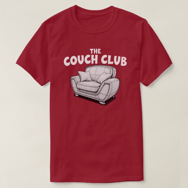 Camiseta O Clube do Sofá (Frente do Design)