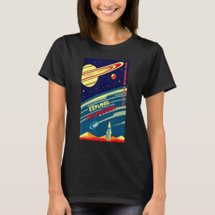 Camiseta O Clube dos Exploradores Cósmicos Explora O Cosmos