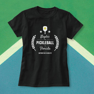 Camiseta O clube feito sob encomenda de Pickleball adiciona