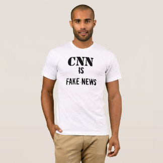 Camiseta O CNN é t-shirt FALSIFICADO da NOTÍCIA
